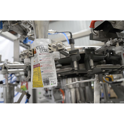 উল্লম্ব স্ট্যান্ড আপ ব্যাগ রোটারি ফ্রোজেন ফুড প্যাকিং মেশিন