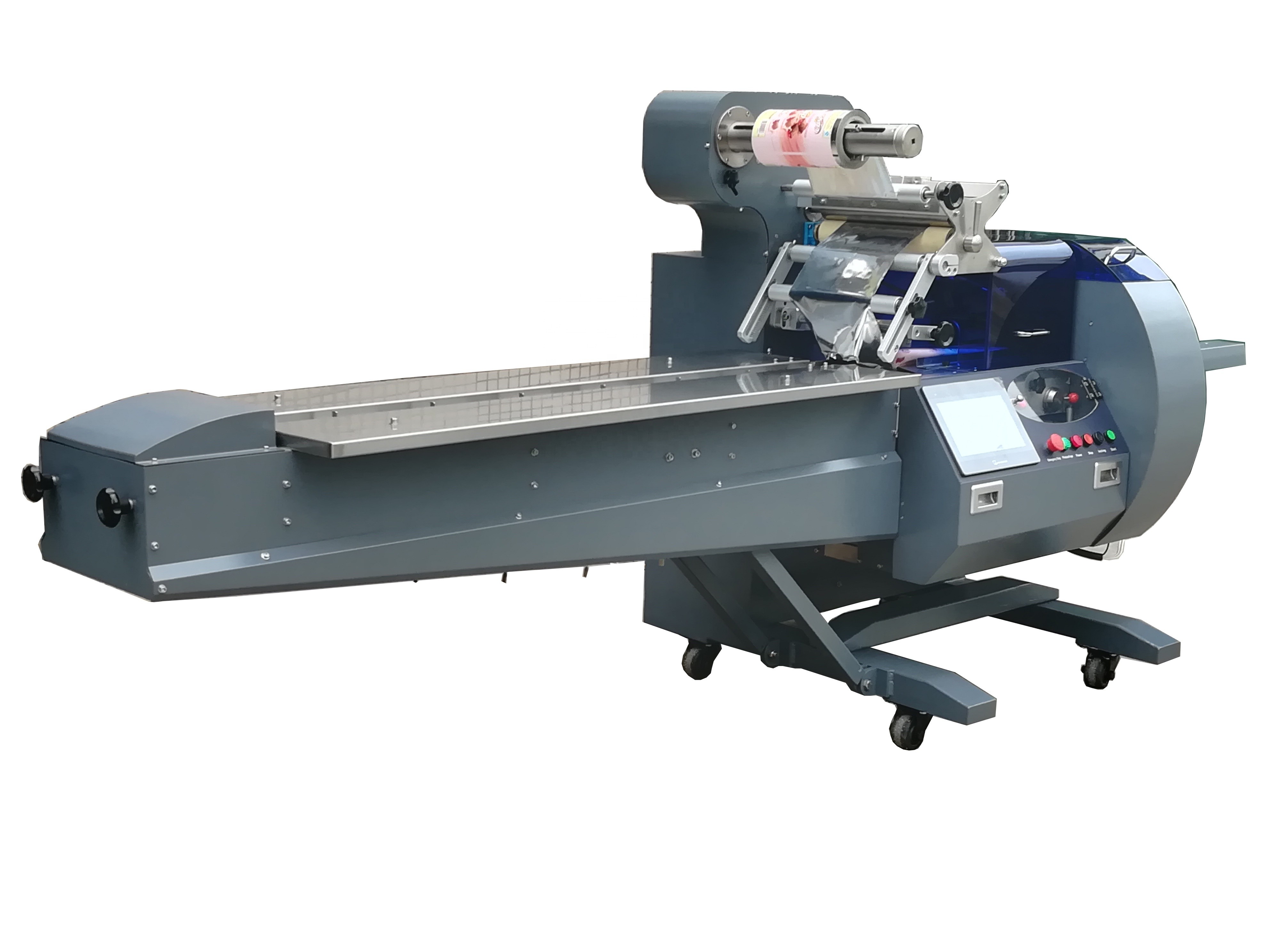 বালিশ ব্যাগ কুকিজ স্বয়ংক্রিয় বিস্কুট প্যাকিং মেশিন